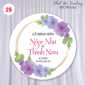 Bảng Backdrop trang trí đám cưới MS 25