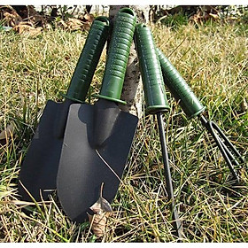 Mua Bộ dụng cụ cuốc xẻng làm vườn trồng cây mini 4 chiếc sơn tĩnh điện Bộ đồ dùng chăm sóc cây cảnh TIỆN DỤNG Loại to