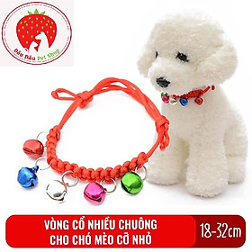 VÒNG CỔ 6 CHUÔNG CHO THÚ CƯNG
