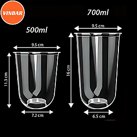 Mua 50 LY TRƠN ĐÁY CẦU 700ML 500ML (CHƯA NẮP) (1000 CÁI/THÙNG)