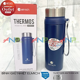 Bình Giữ Nhiệt Inox 304 Nóng 8h Lạnh 12h ELMICH El3683 1000ml