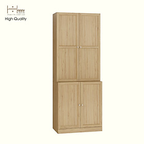 [Happy Home Furniture] SCANDINA, Kệ sách 4 cánh mở, 81cm x 47cm x 212cm ( DxRxC), KSA_045