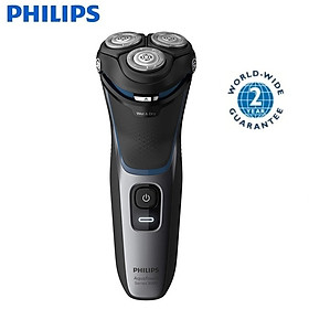 Máy cạo râu khô và ướt Philips AquaTouch S3122/51 - Hệ thống lưỡi cạo ComfortCut - Hàng Nhập Khẩu