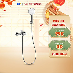 Mua Sen dây TUSLO LUXURY S001 chất liệu đồng thau  công nghệ phun khí tân tiến  tiết kiệm nước  - Hoa Sen Home - Hàng chính hãng