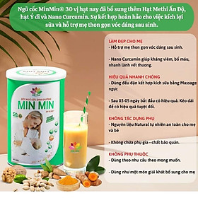 NGŨ CỐC MIN MIN 29-30 VỊ HẠT [COMBO CHO MẸ ĐI SINH]SIÊU LỢI SỮA,SIÊU TIẾT KIÊM