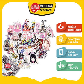 Bunny Girl Anime - Set 30 sticker hình dán