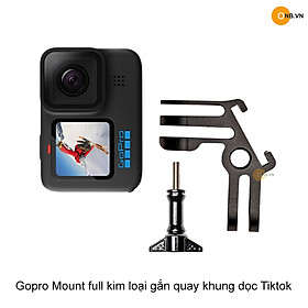 Mua Gopro 11 10 9 Mount kim loại gắn dọc quay khung hình đứng Tiktok
