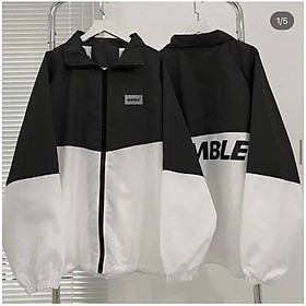 Áo khoác dù BOMBER Ulzzang Nam Nữ Thêu bage Unisex Form Rộng
