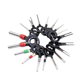 Set of 18 Car Terminal Removal Repair Removal Key Tool for Car Connector and Other Household Devices