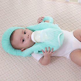 2-in-1 Baby Feeding Pillow Baby Room Decor Baby Bottle Holder for Newborn Infant Baby Care