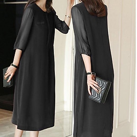 Đầm suông cao cấp tay lỡ Bk98