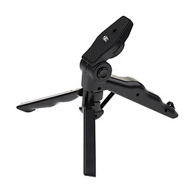2 in 1 Mini Portable Folding Tripod Stand + Hand Held Grip for   & DSLR