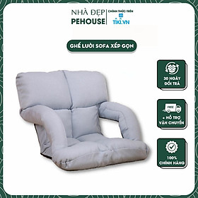 Hình ảnh Ghế Lười Sofa Ngồi Bệt Tựa Lưng Thư Giãn Làm Việc Cao Cấp Tatami Có Tựa Tay Để Đọc Sách Êm Ái - Hàng Chính Hãng