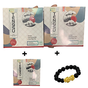Combo 2 hộp Kẹo ngậm TENGSU (mẫu mới) hỗ trợ sinh lý Nam giới, Tặng 1 hộp Tengsu và vòng tay Tỳ Hưu