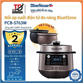 Mua Nồi Áp Suất Điện Bluestone PCB-5763M  1100W - 5 Lít  Hàng chính hãng