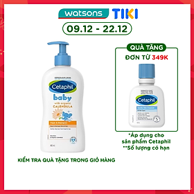 Sữa Tắm Gội Cho Bé Cetaphil Baby Organic Calendula Tinh Chất Hoa Cúc 400ml