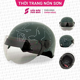 Mũ bảo hiểm có kính NÓN SƠN chính hãng KP-XR580