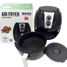 Mua Nồi Chiên Không Dầu 3.2L Matika Công Nghệ Chiên Rapid Air Hiện Đại (1300W) -Hàng Nhập Khẩu