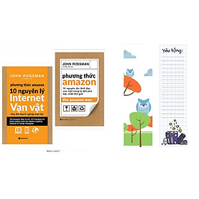 Combo Tìm Hiểu Mô Hình Thành Công Của Amazon ( Phương Thức Amazon + Phương Thức Amazon:10 Nguyên Lý Internet Vạn Vật ) (Tặng Tickbook đặc biệt)