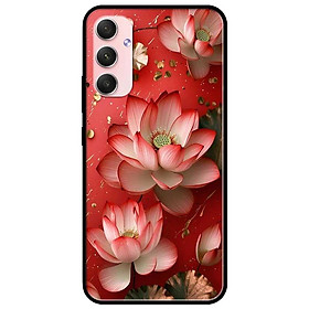 Ốp lưng cho Samsung A14 - A24 - A34 - A54 - A15 - A25 - A35 - A55 - Sen Nền Đỏ - Hàng Chính Hãng