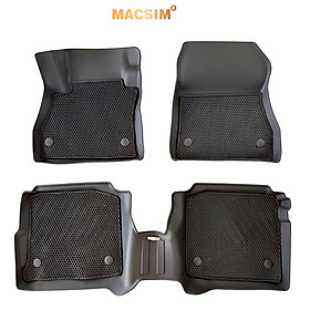Thảm 2 lớp (sd3) dạng lưới lục giác cho Nissan Kick bề mặt cao su siêu sạch nhãn hiệu Macsim