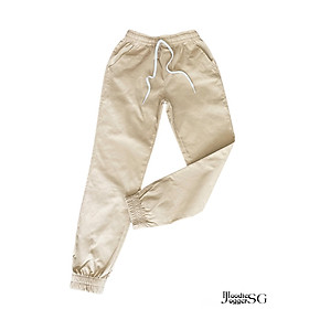 Quần jogger kaki nam nữ chất đẹp, co giãn