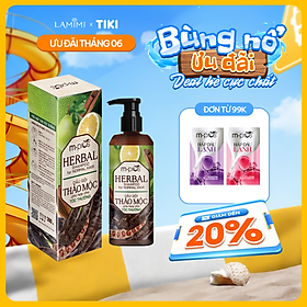 Dầu Gội Thảo Mộc Thiên Nhiên M.Pros 300ml - Cho Tóc Khô, Tóc Dầu, Tóc Thường - Sạch Sâu, Giảm Gãy Rụng - Lamimi Chính Hãng