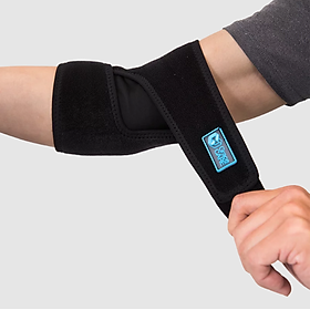 Đai hỗ trợ khuỷu tay có thể điều chỉnh, thành phần từ sợi than tre cao cấp Grace Care EB221 - Made In Taiwan