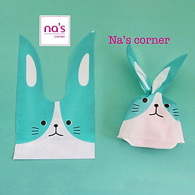 Set 10 túi cột tai thỏ đựng quà tặng, bánh kẹo dễ thương 1