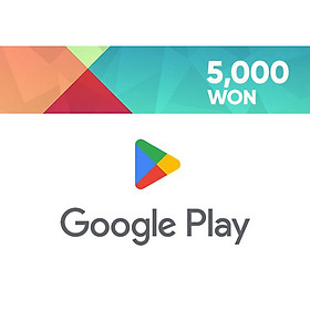 Hàn Quốc [Evoucher] Google Play Gift Card (Korea) 구글기프트카드 5,000 W.ON