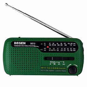 Mua ĐÀI RADIO PHÁT THANH KHẨN CẤP NĂNG LƯỢNG MẶT TRỜI DEGEN DE13