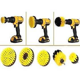 Mua Bộ 3 đầu bàn chải gắn máy khoan - Đầu cọ bàn chải vệ sinh nhà cửa đa năng - đồ làm mộc -phukienphuonghoang