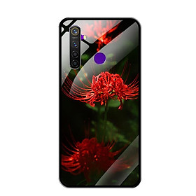 Ốp Lưng Kính Cường Lực cho Điện thoại Realme 5 Pro - 0593 HOABINGAN04 - Hàng Chính Hãng