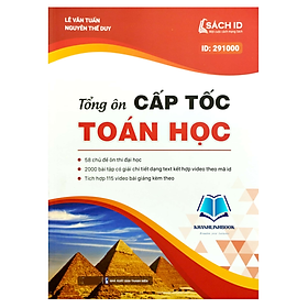 Hình ảnh Sách - Tổng ôn cấp tốc Toán học ôn thi THPTQG (Moon)