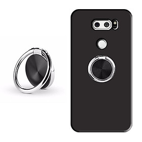 ỐP LƯNG DẺO ĐEN KÈM NHẪN DÀNH CHO LG V30