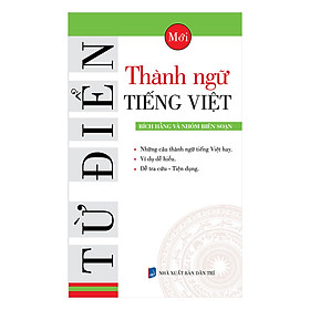 [Tải ebook] Từ Điển Thành Ngữ Tiếng Việt PDF