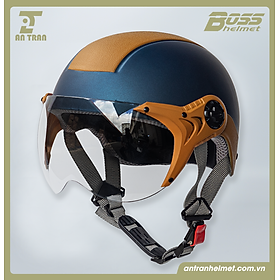 Nón Bảo Hiểm 1/2 Đầu BOSS HELMET AT3.3K - HD