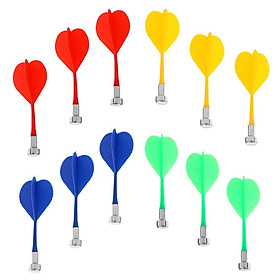 12 Pieces/Pack Durable Safety Replacement Magnetic Darts Mix Color