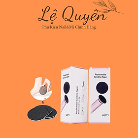 Mua Hộp Nhám Chà Gót Chân_Hộp 60 Miếng Nhám Chà Gót Chân