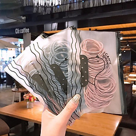 Dây Buộc Tóc Cho Bé Sét 100 Chun Tặng Kèm Túi Zip Xin Xò - Phụ Kiện Tóc Bé Gái