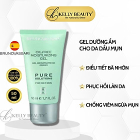 Gel Dưỡng Ẩm Cho Da Dầu Mụn Pure Solutions Oil-Free Moisturizing Gel - Bruno Vassari | Kelly Beauty