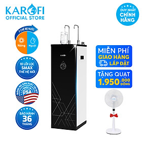 Máy lọc nước nóng nguội 10 lõi lọc Smax Karofi KAH-D10 - Hàng chính hãng