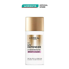 Kem Chống Nắng L’Oréal Paris UV Defender SPF50+ PA++++ Bright & Clear Nâng Tông Giảm Thâm 50ml