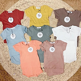 Bộ thun gân cạp cao chuẩn hãng Minky Mom cho bé