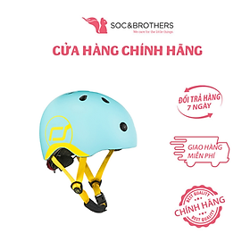 Mũ đội đầu cho bé Scoot and Ride màu Blueberry