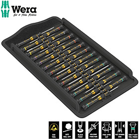 Mua Bộ tua vít điện tử Wera 05134019001 Kraftform Micro ESD Big Pack 1 Screwdriver set for electronic applications chống tĩnh điện gồm 25 cái