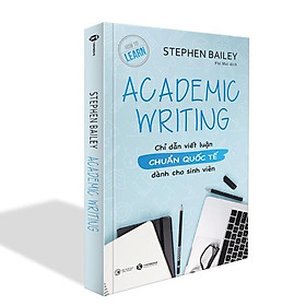 Hình ảnh Sách - Academic Writing: Chỉ dẫn viết luận chuẩn quốc tế dành cho sinh viên