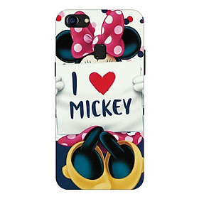 Ốp Lưng Dành Cho Điện Thoại Oppo F5 - I Love Mickey