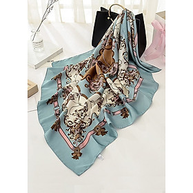 Khăn choàng nữ chất lụa silk 04
