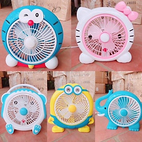 Mua Quạt Để Bàn Hình Thú Dễ Thương - Quạt Điện Nhỏ Để Bàn Văn Phòng  Giường Cho Bé  2 Tốc Độ Gió 20W  KT 29x29x13